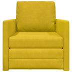 vidaXL Schlafsofa Dunkelgelb 74 x 77 x 81 cm Samt