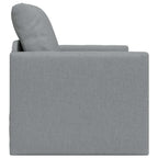 vidaXL Schlafsofa 60cm Hellgrau Stoff
