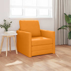 vidaXL Schlafsofa Dunkelgelb 74 x 77 x 81 cm Stoff