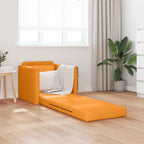 vidaXL Schlafsofa Dunkelgelb 74 x 77 x 81 cm Stoff