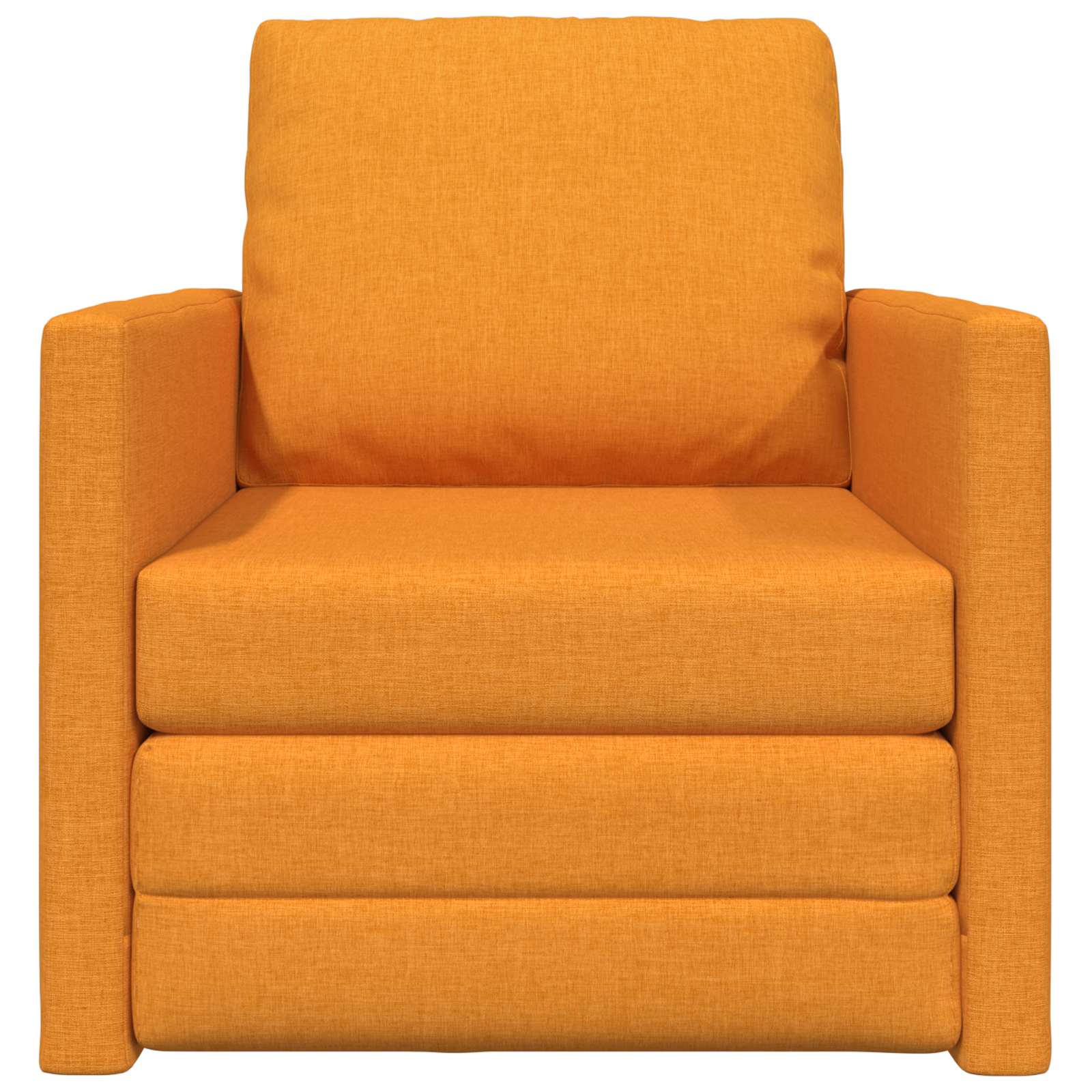 vidaXL Schlafsofa Dunkelgelb 74 x 77 x 81 cm Stoff