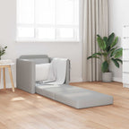 vidaXL Schlafsofa Wolkengrau 74 x 77 x 81 cm Stoff