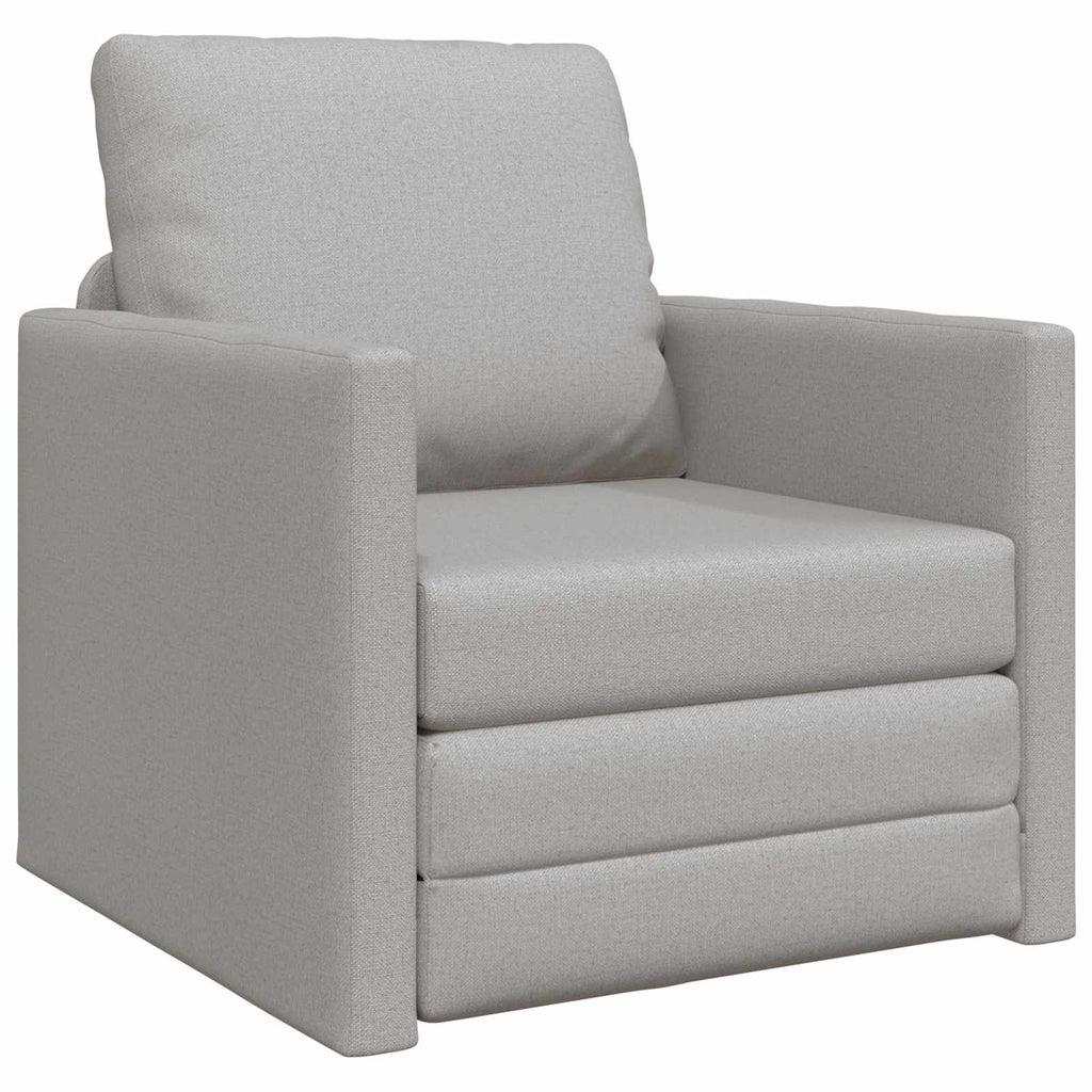 vidaXL Schlafsofa Wolkengrau 74 x 77 x 81 cm Stoff