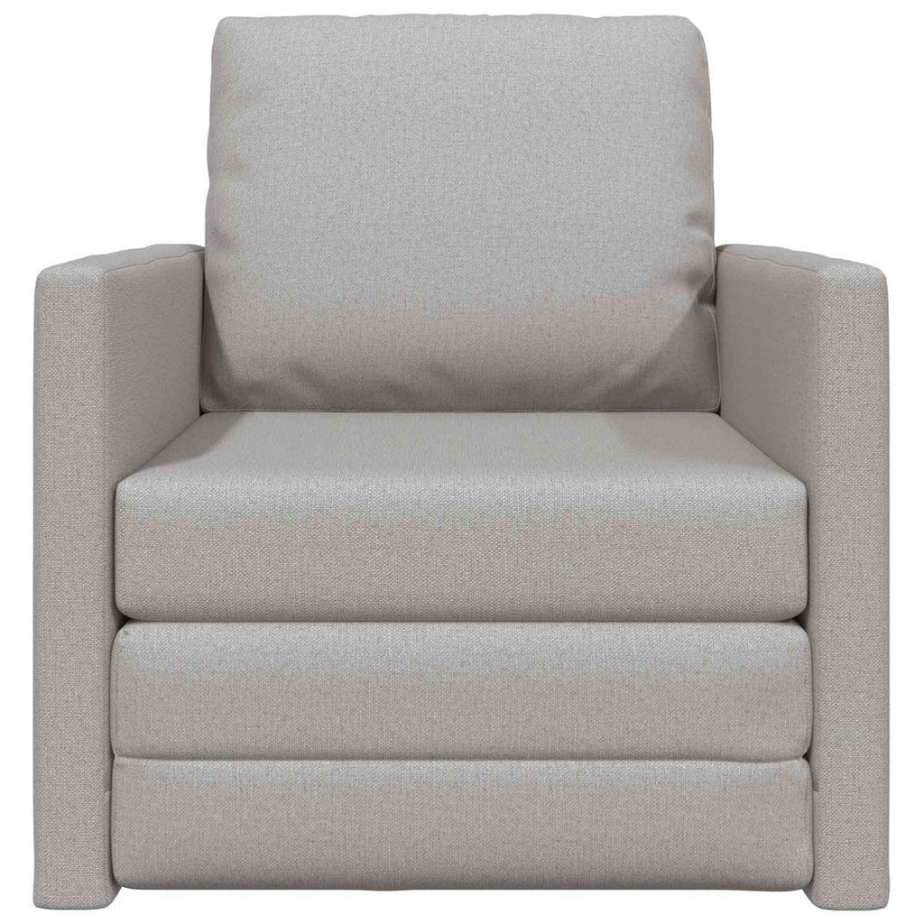 vidaXL Schlafsofa Wolkengrau 74 x 77 x 81 cm Stoff