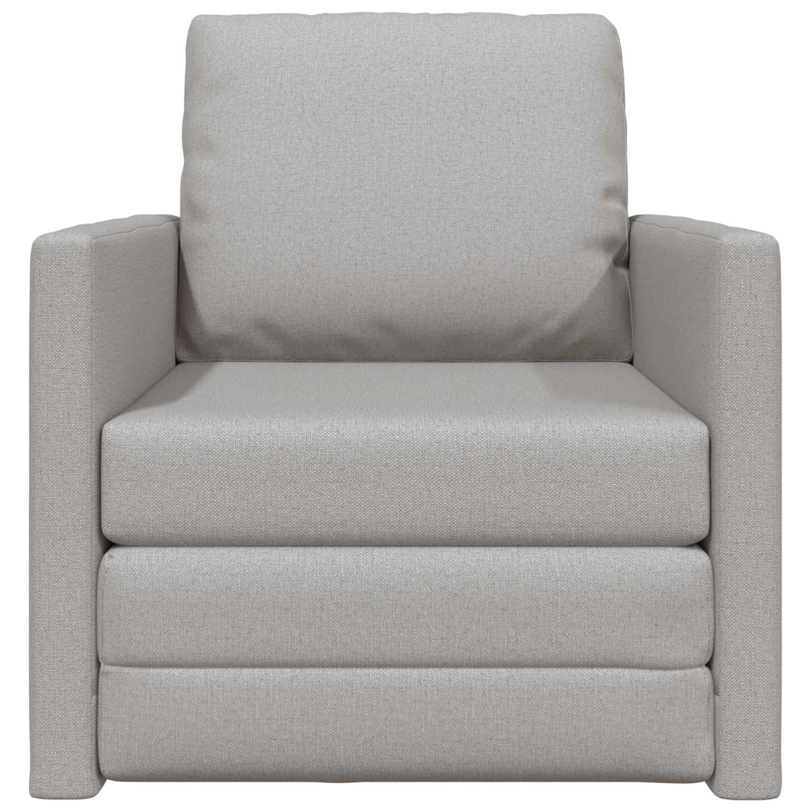vidaXL Schlafsofa Wolkengrau 74 x 77 x 81 cm Stoff