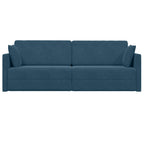vidaXL Boden-Sofa-Bett Blau 213 x 70 x 77 cm Samt
