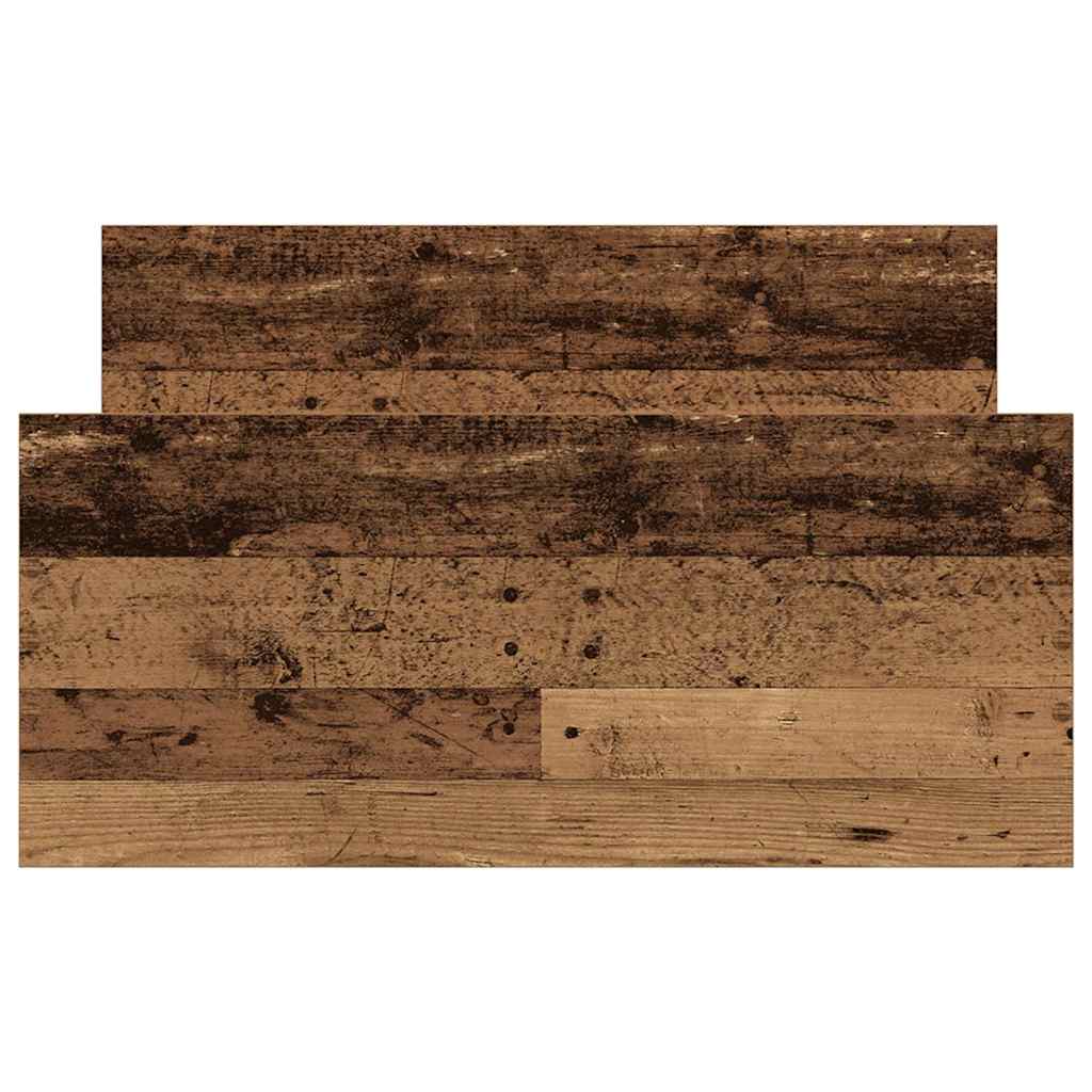 vidaXL Bettgestell ohne Matratze Altholz-Optik 90x200cm Holzwerkstoff