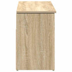 vidaXL Schuhbank Sonoma-Eiche 102x30,5x45 cm Holzwerkstoff