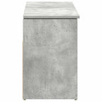 vidaXL Schuhbank Betongrau 102x30,5x45 cm Holzwerkstoff