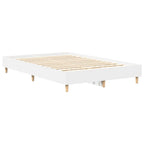 vidaXL Bettgestell ohne Matratze Weiß 120x200 cm Holzwerkstoff