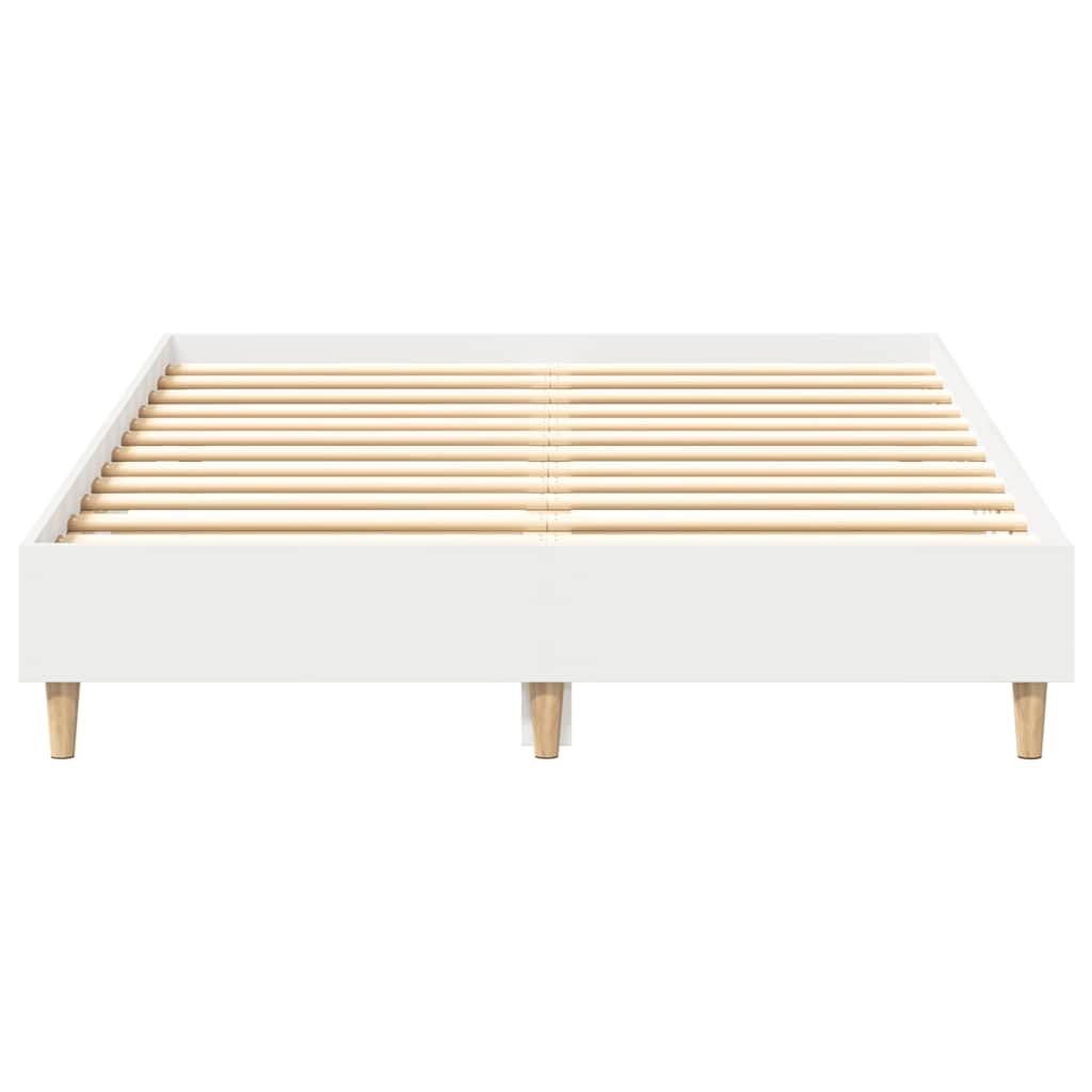 vidaXL Bettgestell ohne Matratze Weiß 120x200 cm Holzwerkstoff