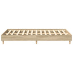 vidaXL Bettgestell ohne Matratze Sonoma-Eiche 120x200 cm Holzwerkstoff