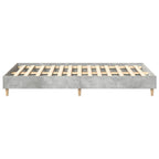 vidaXL Bettgestell ohne Matratze Betongrau 120x200 cm Holzwerkstoff