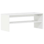 vidaXL TV-Schrank Hochglanz-Weiß 100x40x40 cm Holzwerkstoff