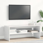 vidaXL TV-Schrank Hochglanz-Weiß 100x40x40 cm Holzwerkstoff