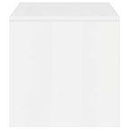 vidaXL TV-Schrank Hochglanz-Weiß 100x40x40 cm Holzwerkstoff