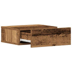 vidaXL Hängende Nachttische 2 Stk. Altholz-Optik 40x32x15 cm