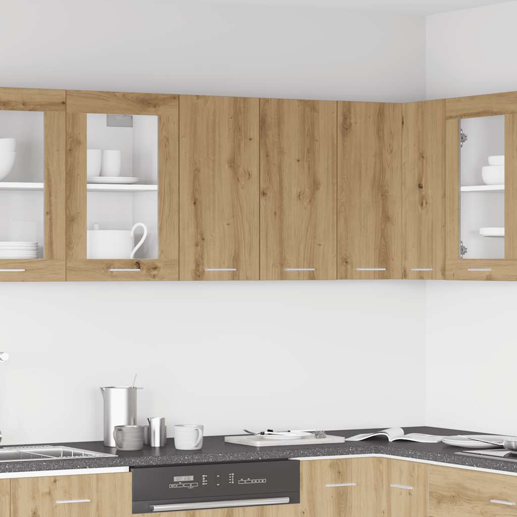 vidaXL Küchenwandschrank Lyon Artisan-Eiche 60x31x60 cm Holzwerkstoff