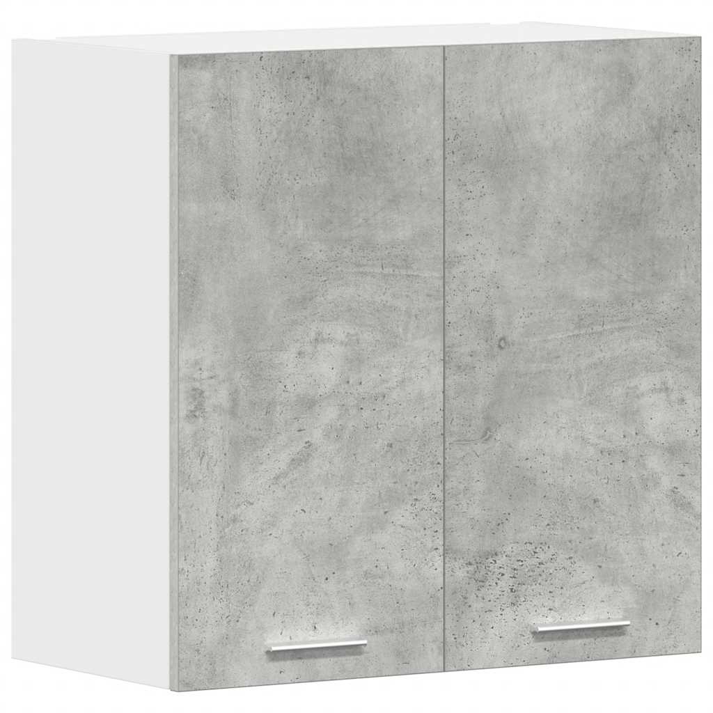 vidaXL Küchenwandschrank Betongrau 60x31x60 cm Holzwerkstoff
