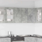 vidaXL Küchenwandschrank Betongrau 60x31x60 cm Holzwerkstoff