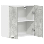 vidaXL Küchenwandschrank Betongrau 60x31x60 cm Holzwerkstoff