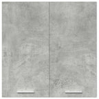 vidaXL Küchenwandschrank Betongrau 60x31x60 cm Holzwerkstoff