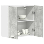 vidaXL Küchenwandschrank Betongrau 60x31x60 cm Holzwerkstoff