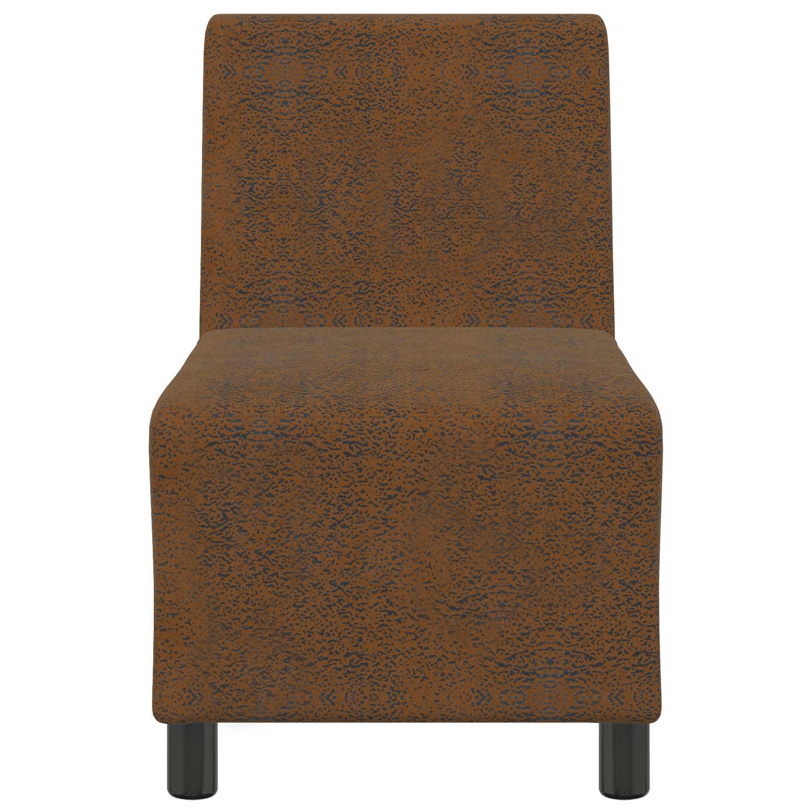 vidaXL | Sofa Stuhl | mit Kissen Braun 55 x 74 x 82 cm Faux Wildleder