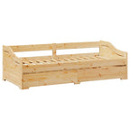 vidaXL Tagesbett Ausziehbar ohne Matratze IRUN 90x200cm