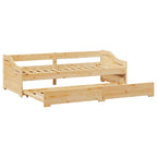 vidaXL Tagesbett Ausziehbar ohne Matratze IRUN 90x200cm