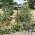 vidaXL Garten-Licht Vintage gebürstetes Grün 57 x 49 x 241 cm