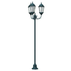 vidaXL Garten-Licht Vintage gebürstetes Grün 57 x 49 x 241 cm