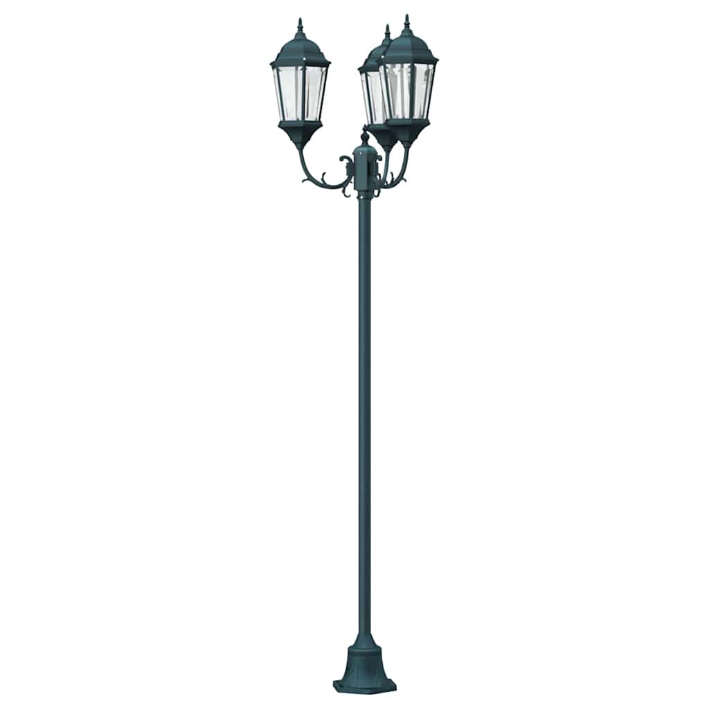 vidaXL Garten-Licht Vintage gebürstetes Grün 57 x 49 x 241 cm