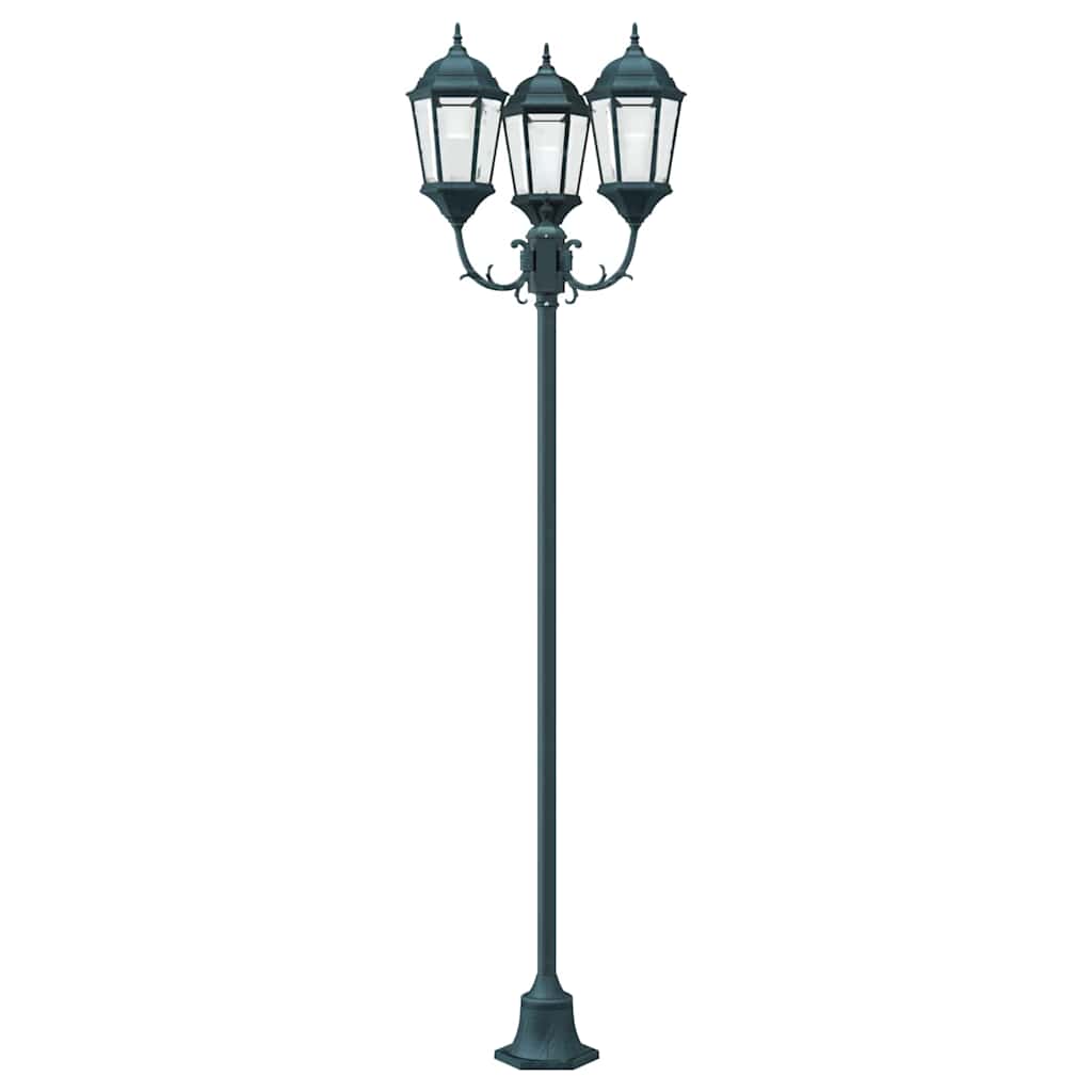 vidaXL Garten-Licht Vintage gebürstetes Grün 57 x 49 x 241 cm