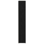 vidaXL CD-Regale 2Stk. Schwarz Eichen-Optik 21x16x93,5cm Holzwerkstoff
