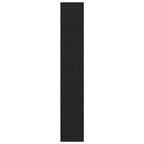 vidaXL Bücherregal 4 Fächer Schwarz Eichen-Optik 80x24x143 cm