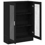 vidaXL Bücherschrank Schwarz Eichen-Optik 82,5x30,5x115 cm