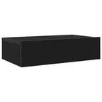 vidaXL TV-Schrank mit LED-Leuchten Schwarze Eiche 60 x 35 x 15,5 cm