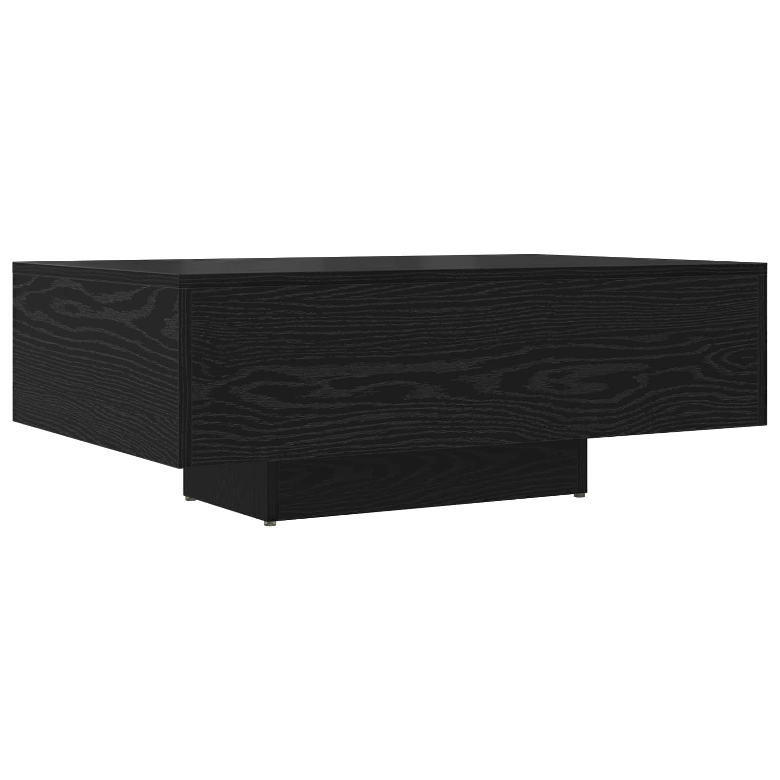 vidaXL Couchtisch Schwarz Eichen-Optik 85 x 55 x 31 cm
