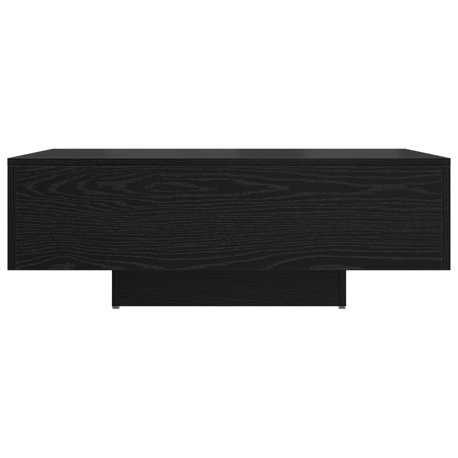 vidaXL Couchtisch Schwarz Eichen-Optik 85 x 55 x 31 cm