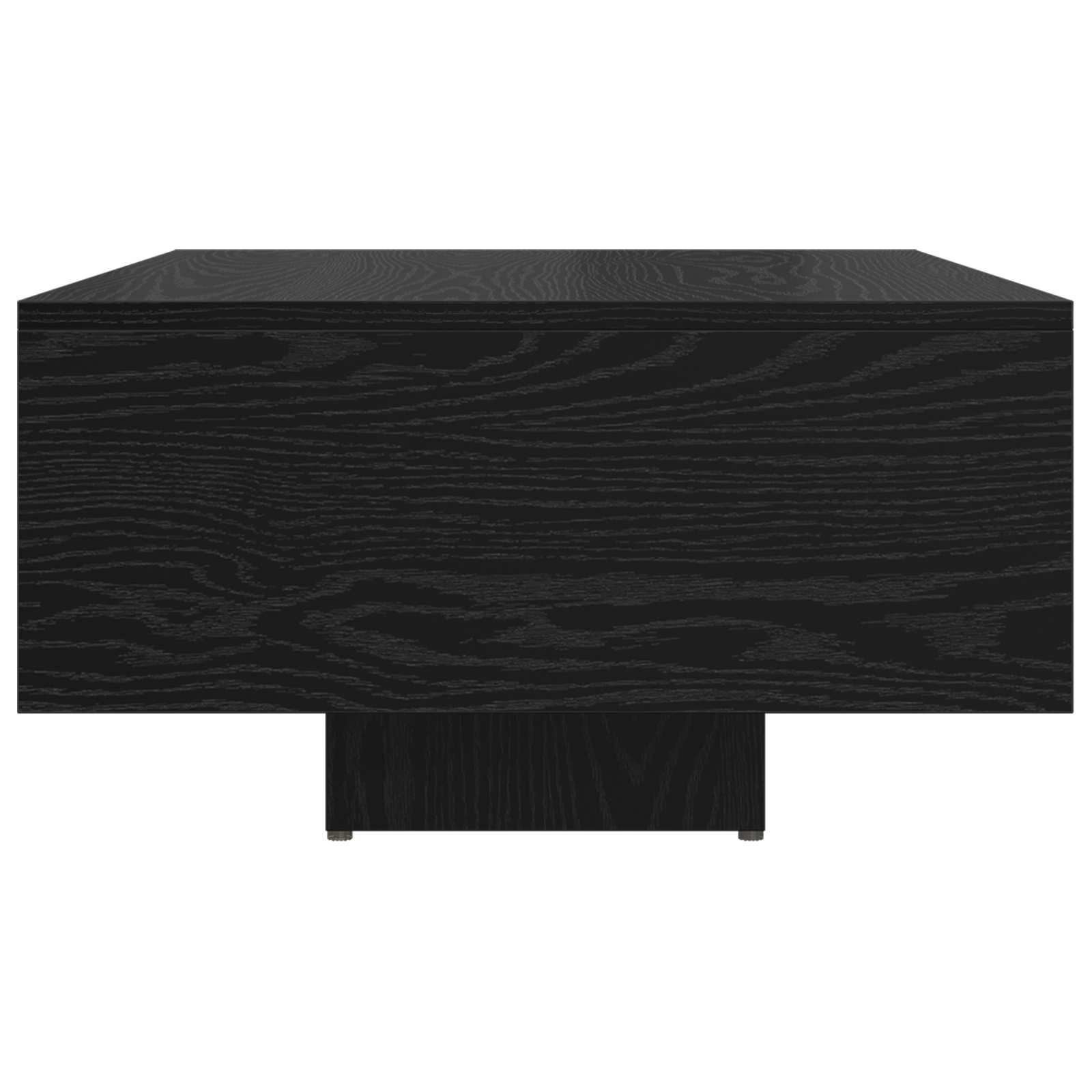 vidaXL Couchtisch Schwarz Eichen-Optik 85 x 55 x 31 cm