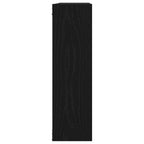 vidaXL Wandregal Schwarze Eiche 75 x 16 x 55 cm Holzwerkstoff