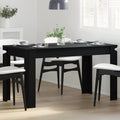 vidaXL Esstisch Schwarze Eiche 140 x 74,5 x 76 cm Holzwerkstoff