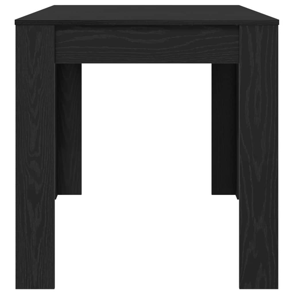 vidaXL Esstisch Schwarze Eiche 140 x 74,5 x 76 cm Holzwerkstoff
