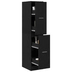 vidaXL Apothekerschrank Schwarze Eiche 30 x 41 x 144,5 cm Holzwerkstoff