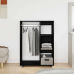 vidaXL Kleiderschrank Schwarze Eiche 80 x 40 x 110 cm Holzwerkstoff