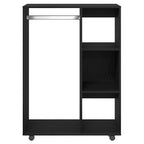 vidaXL Kleiderschrank Schwarze Eiche 80 x 40 x 110 cm Holzwerkstoff