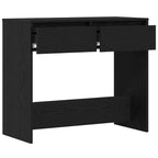 vidaXL Konsolentisch Schwarz Eichen-Optik 89x41x76,5 cm Holzwerkstoff