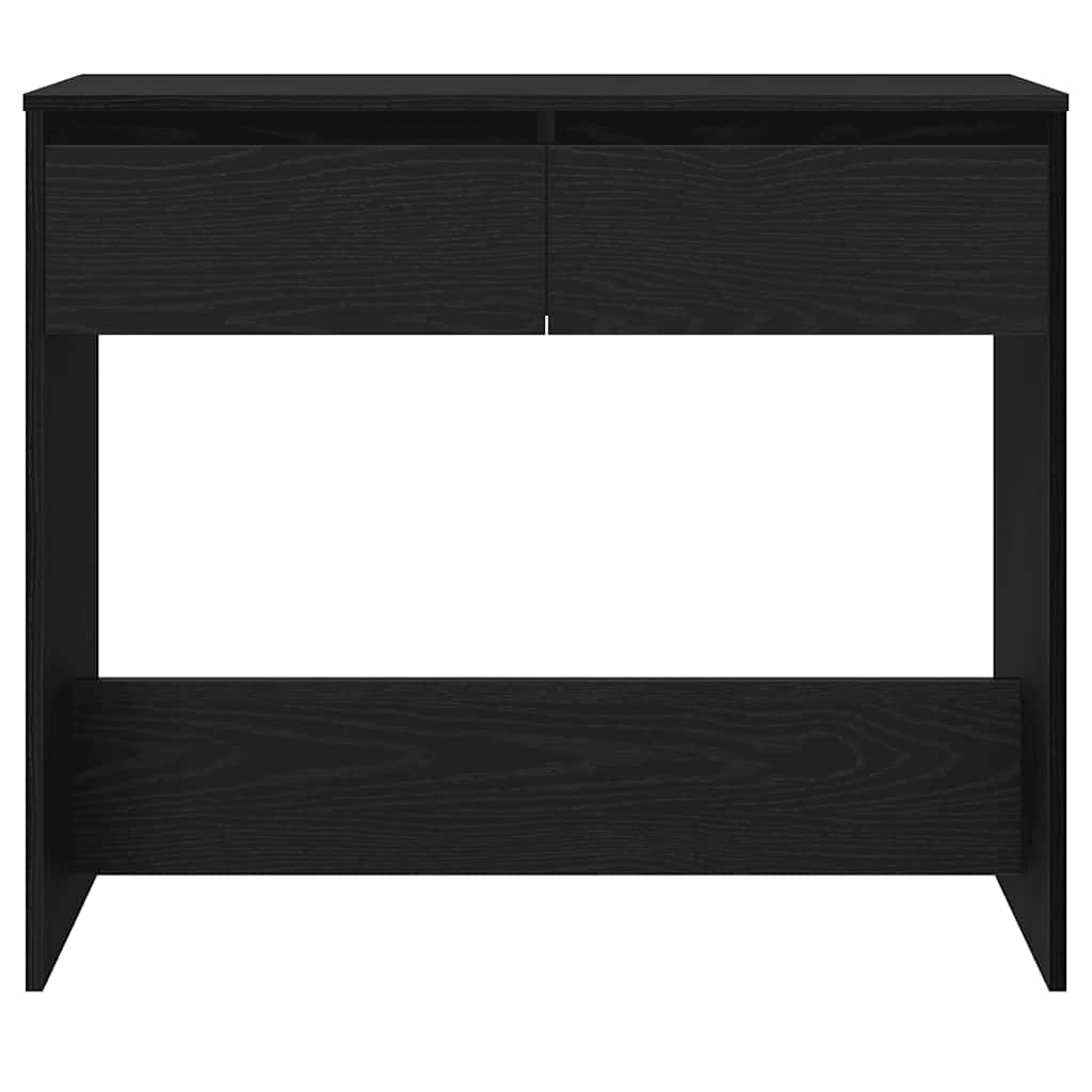 vidaXL Konsolentisch Schwarz Eichen-Optik 89x41x76,5 cm Holzwerkstoff