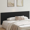 vidaXL Bettkopfteil Schwarz Eichen-Optik 160 x 1,5 x 80,5 cm
